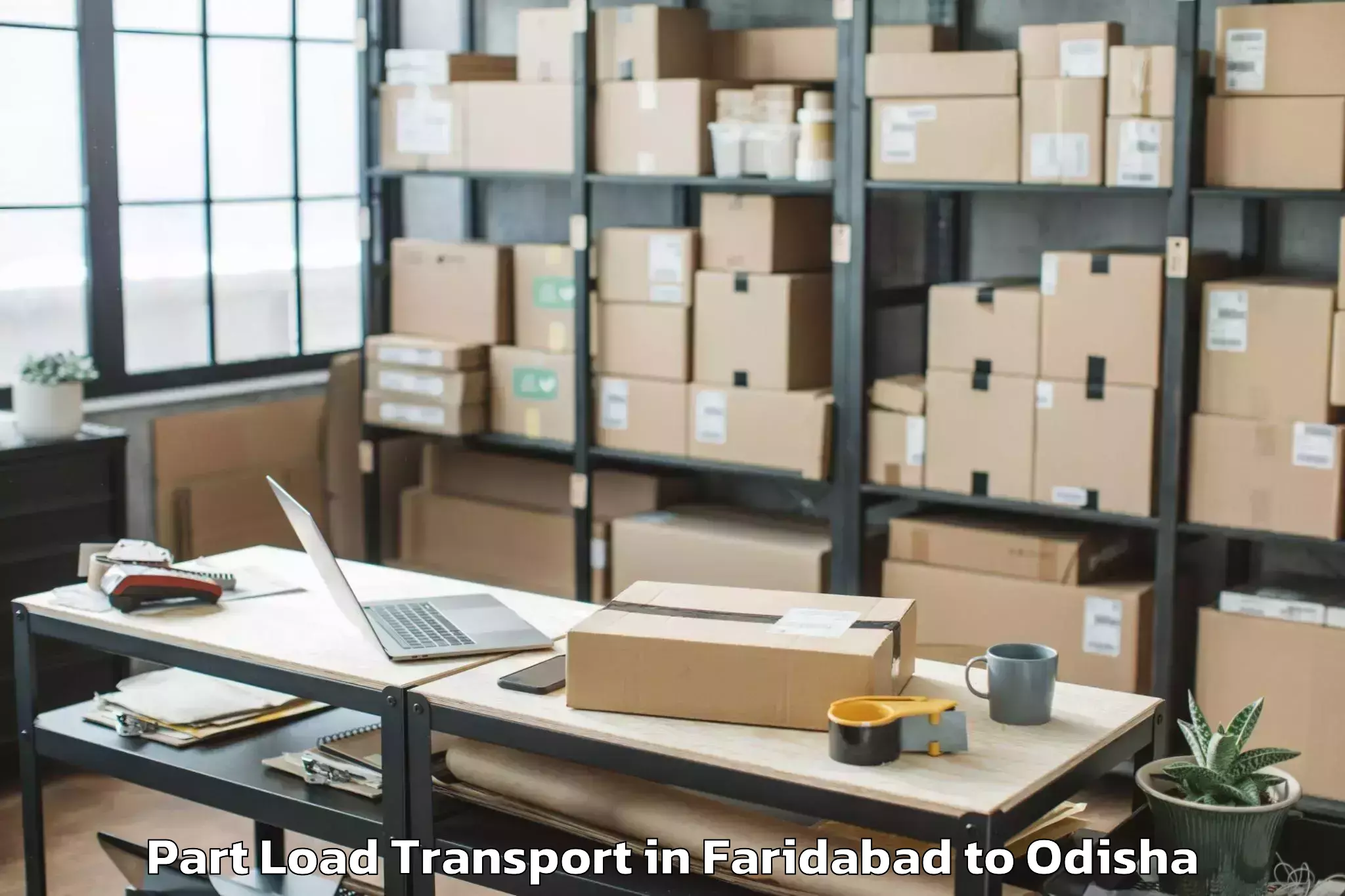 Affordable Faridabad to Kankadahad Part Load Transport